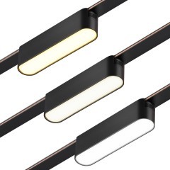 359461 Трековый ременный светодиодный SMART светильник c доп. механическим перекл. цветности Novotech EASY CRI90+ 3000-6000К 230Лм 110° 6W TUYA, Алиса, Wi-Fi