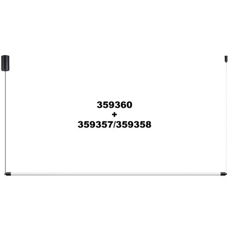 Модульный светодиодный линейный светильник 20W 3000K 1540Лм Novotech VITZ 359357