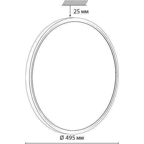Настенно-потолочный светильник СОНЕКС Sonex ALFA BLACK 7660/40L