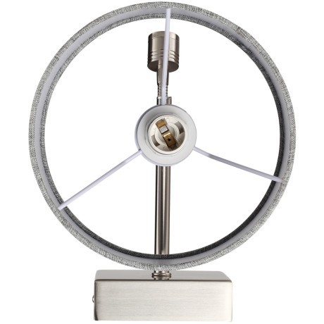 8251/2W MODERNI LN25 000 никель/серый, металл/текстиль бра Е14 40W + LED 3W 4000K 220V NIKKI