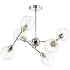  Люстра на штанге E14 6*40W 220V EVERLY 4438/6C