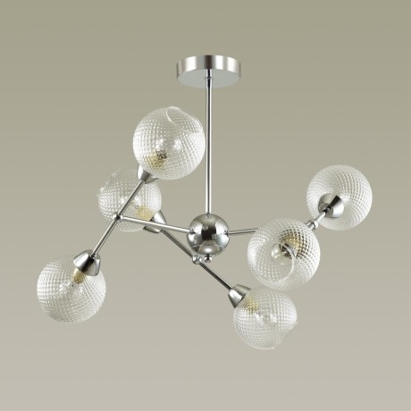  Люстра на штанге E14 6*40W 220V EVERLY 4438/6C