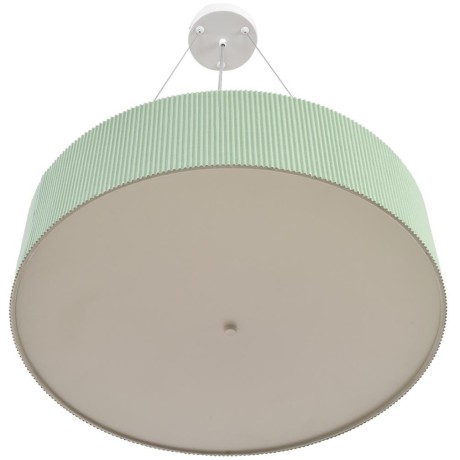 8326/5 Светильник с 2 креплениям, потолочный или подвесной, тканевый плафон 50см зеленого цвета E27 5x60W 220V Lumion GOFERA