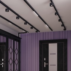 358541 Трековый светодиодный светильник Novotech Flum CRI90+ 4000К 1920Лм 100° 24W