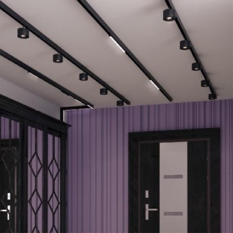 358541 Трековый светодиодный светильник Novotech Flum CRI90+ 4000К 1920Лм 100° 24W