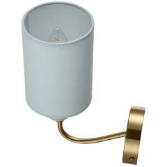 6590/1W CLASSI LN24 латунь/мятный зеленый, металл, керамика/текстиль Бра E14 1*40W 220V ANRI