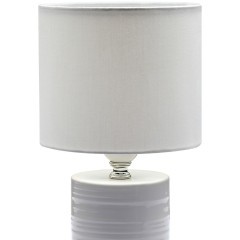 8144/1T MODERNI LN25 белый, керамика/текстиль Настольная лампа Е27 1*60W 220V TUALA