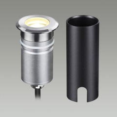 Встраиваемый грунтовый светильник IP67 LED 3W 3000K 12V/24V Odeon Light INGRO (нужен драйвер 357781/357782) 6660/1GL3