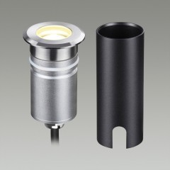 Встраиваемый грунтовый светильник IP67 LED 3W 3000K 12V/24V Odeon Light INGRO (нужен драйвер 357781/357782) 6660/1GL3