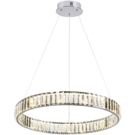Люстра подвесная кольцевая хрустальная Odeon Light LED 36W 4000K 4280Лм VEKIA 4930/36L