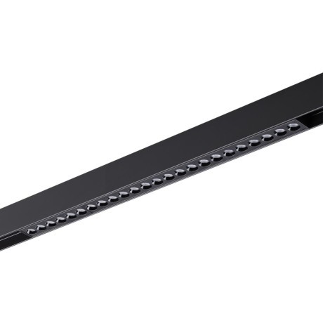 359933 Черный трековый линейный SMART светильник 44см (токопроводящий), пульт ДУ/Tuya Smart Life/Алиса 3000-6000К 220В 24Вт 24° 1560Лм CRI90 Novotech VECTOR