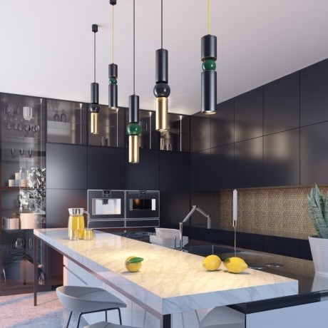 Подвесной светильник цилиндр Odeon Light 4075/5L SAKRA под лампу 1xGU10 1*5W