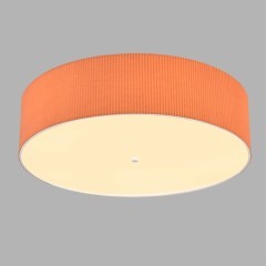 8329/5 Светильник с 2 креплениям, потолочный или подвесной, тканевый плафон 50см кирпичного цвета E27 5x60W 220V Lumion GOFERA