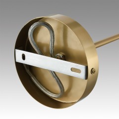 6590/5 CLASSI LN24 латунь/мятный зеленый, металл, керамика/текстиль Люстра подвесная E14 5*40W 220V ANRI