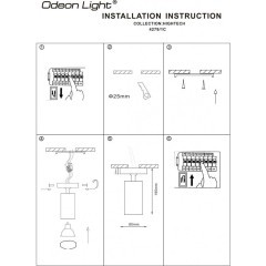 Накладной потолочный светильник Odeon Light 4279/1C NINO под лампу 1xGU10 50W