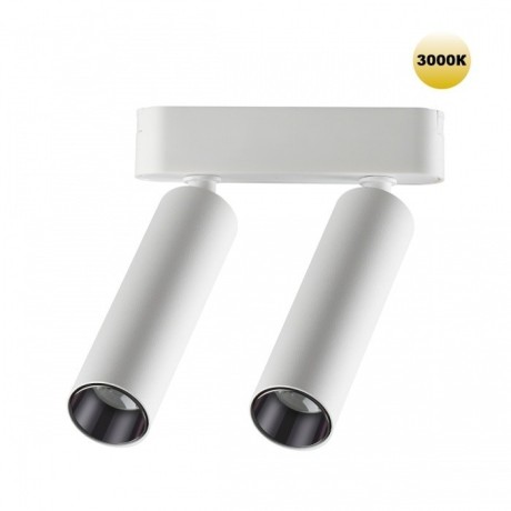 359253 Трековый магнитный светодиодный светильник Novotech SMAL 48V CRI90+ 3000К 1260Лм 24° 14W