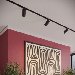 Novotech SELENE 359909 Трековый однофазный двухжильный LED-светильник в стиле минимализм, 15Вт, 722Лм, 3000К, угол 36°, CRI90, UGR19, 220В, IP20, черный алюминий, поворот 355°/90°, длина 120 мм, ширина 55 мм, высота 87 мм