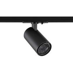 Novotech SELENE 359909 Трековый однофазный двухжильный LED-светильник в стиле минимализм, 15Вт, 722Лм, 3000К, угол 36°, CRI90, UGR19, 220В, IP20, черный алюминий, поворот 355°/90°, длина 120 мм, ширина 55 мм, высота 87 мм