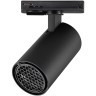 Novotech SELENE 359909 Трековый однофазный двухжильный LED-светильник в стиле минимализм, 15Вт, 722Лм, 3000К, угол 36°, CRI90, UGR19, 220В, IP20, черный алюминий, поворот 355°/90°, длина 120 мм, ширина 55 мм, высота 87 мм