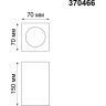 Накладной потолочный светильник Novotech 370466 YESO под лампу 1xGU10 50W