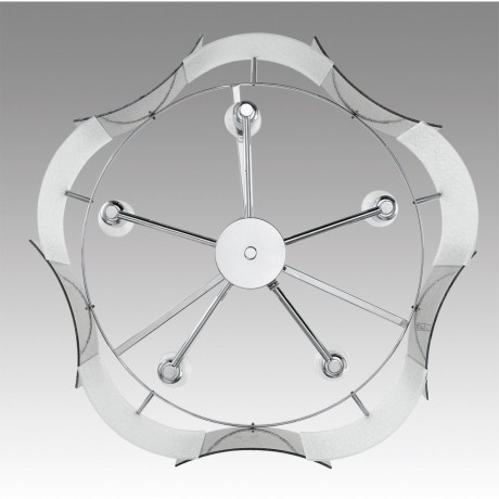 6594/5 MODERNI LN24 хром/тонированное стекло, металл/стекло Люстра подвесная E14 5*40W 220V DANDY