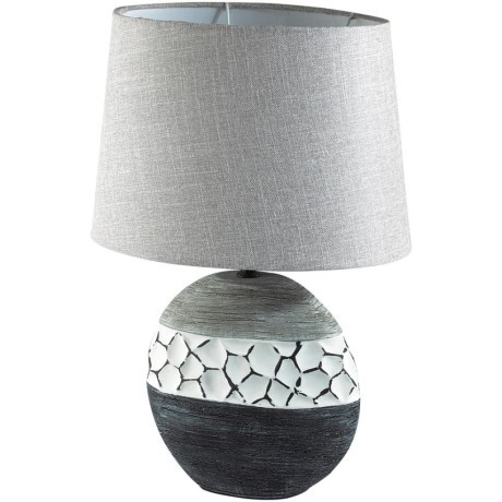 8119/1T COMFI LN25 серый, керамика/текстиль Настольная лампа E27 1*60W 220V AVALONA