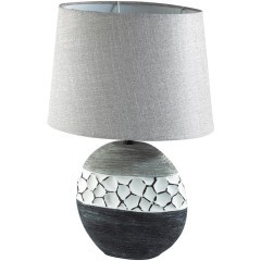 8119/1T COMFI LN25 серый, керамика/текстиль Настольная лампа E27 1*60W 220V AVALONA