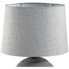 8119/1T COMFI LN25 серый, керамика/текстиль Настольная лампа E27 1*60W 220V AVALONA