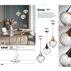 Подвесной светильник Odeon Light 4949/1 KESTA под лампу 1xE14 1*40W