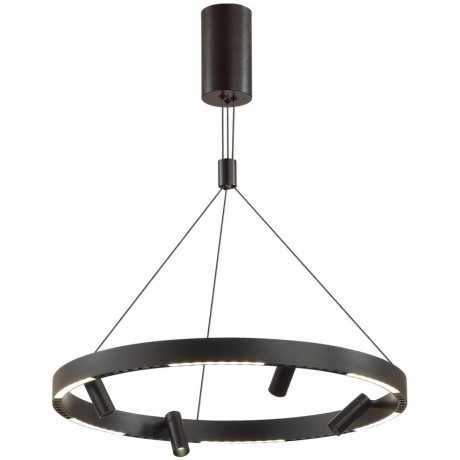 Подвесной светильник включение с ПДУ LED 77W 6930Лм 3000K Odeon Light BEVEREN 6683/77L