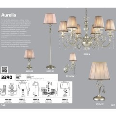 Торшер с хрусталем Aurelia 3390/1F