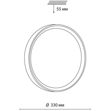 Настенно-потолочный светильник Sonex 7603/CL WOODI IP43 светодиодный LED 30W