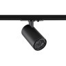 Novotech SELENE 359911 Трековый однофазный двухжильный LED-светильник минимализм, 15Вт, 842Лм, 4000К, угол 36°, CRI90, UGR19, 220В, IP20, черный алюминий, поворот 355°/90°, длина 120 мм, ширина 55 мм, высота 87 мм