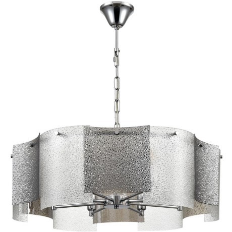 6594/8 MODERNI LN24 хром/тонированное стекло, металл/стекло Люстра подвесная E14 8*40W 220V DANDY