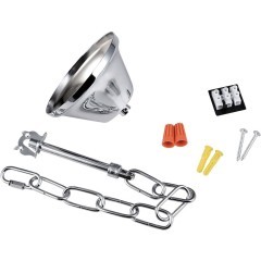 6594/8 MODERNI LN24 хром/тонированное стекло, металл/стекло Люстра подвесная E14 8*40W 220V DANDY