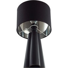 8124/1T COMFI LN25 черный, керамика/текстиль Настольная лампа E27 1*60W 220V HINAMI