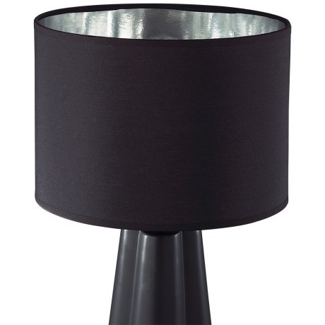 8124/1T COMFI LN25 черный, керамика/текстиль Настольная лампа E27 1*60W 220V HINAMI