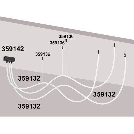 Однофазный трековый светодиодный светильник Novotech RAMO 359132 3800лм 38Вт