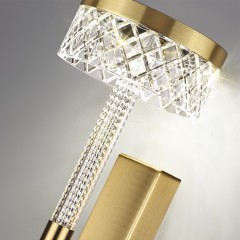 5032/8WL L-VISION ODL24 античн.бронза/металл/акрил Бра LED 8W 4000K 543лм FIVRE