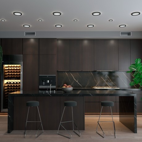 Светильник встраиваемый светодиодный (три сценария работы) IP20 LED 3000К 12W+4W 1120Лм SPAN 359021