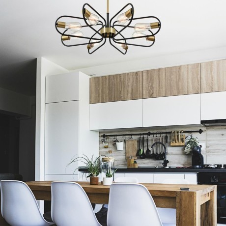 Люстра потолочная E27 8*60W 220V ALMIRA Lumion 8058/8C 