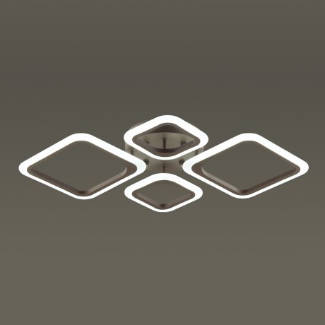 Люстра потолочная диммир. с ДУ LED 72W 3000-6000К 5616Лм 220V KAMI 4521/72CL