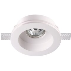 Гипсовый светильник под покраску Novotech 370468 YESO под лампу 1xGU10 50W