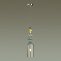 Подвесной светильник с 1 плафоном Odeon Light 4893/1 BIZET под лампу 1xE14 1*40W