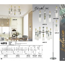 Подвесной светильник с 1 плафоном Odeon Light 4893/1 BIZET под лампу 1xE14 1*40W