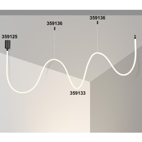 База для накладного монтажа светильников 359128-359133 RAMO 359125