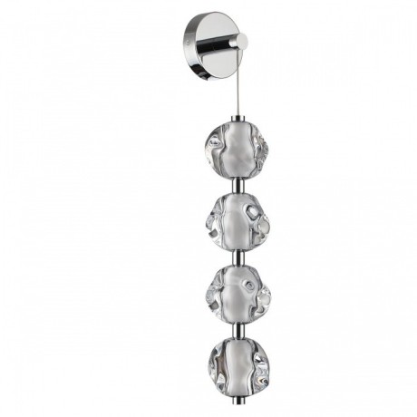 5084/17WL L-VISION ODL25 хром/прозрачный/металл/акрил Бра LED 17W 4000K 850Лм JEMSTONE