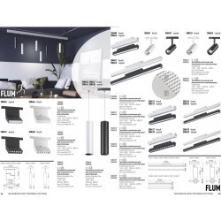 358422 Трековый светодиодный светильник Novotech Flum CRI90+ 4000К 960Лм 36° 12W