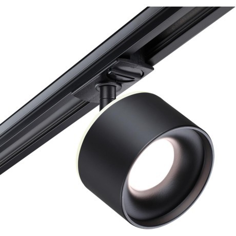 Трехжильный однофазный трековый светодиодный светильник Novotech GIRO 358974 1100лм 12W+3W вверх