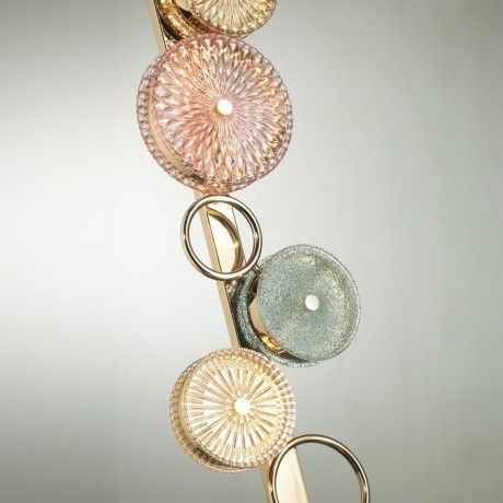 Декоративный торшер Odeon Light 5412/68FL Caramella светодиодный LED 68W